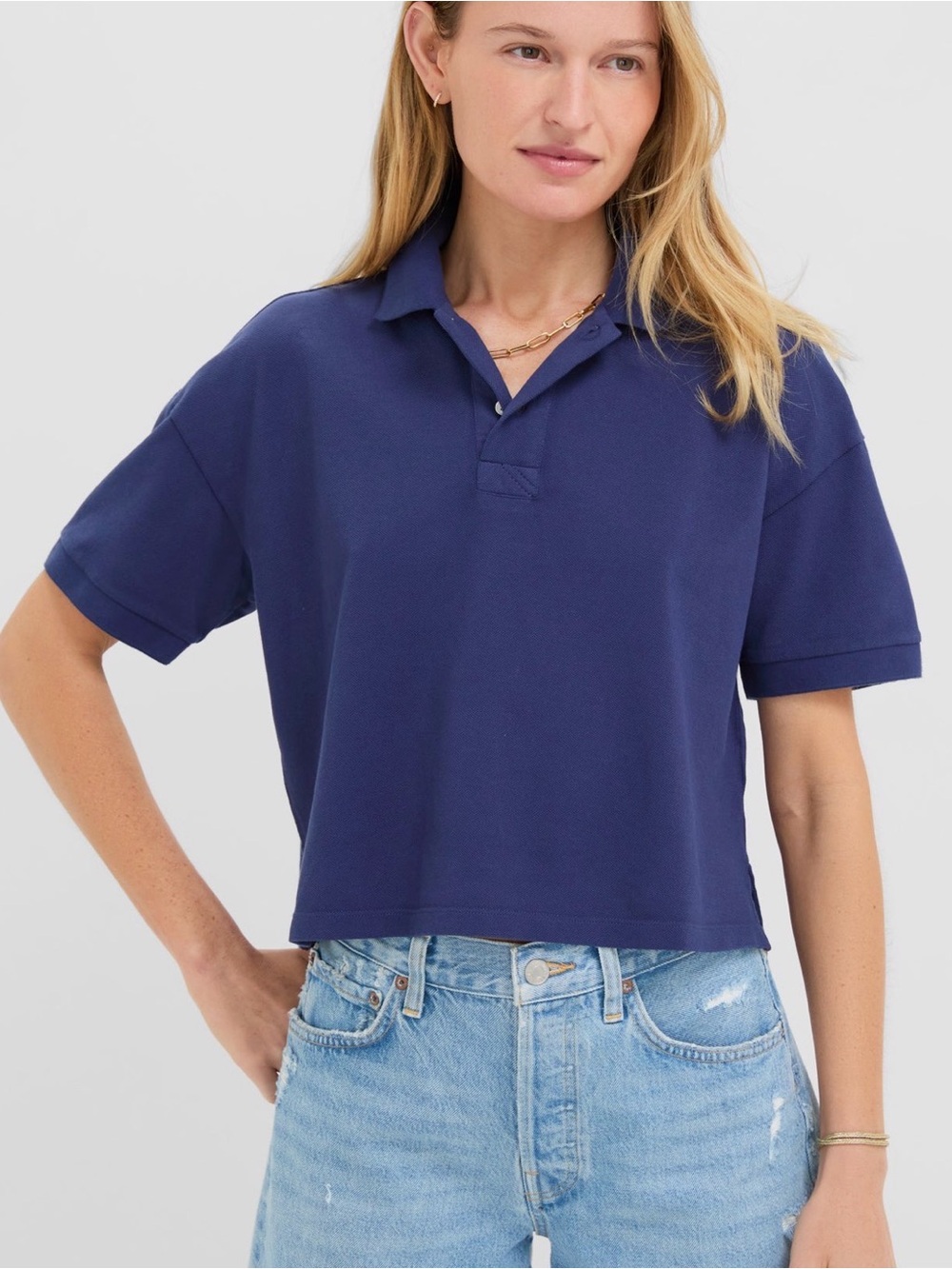 NWT Tuckernuck Polo - navy XL